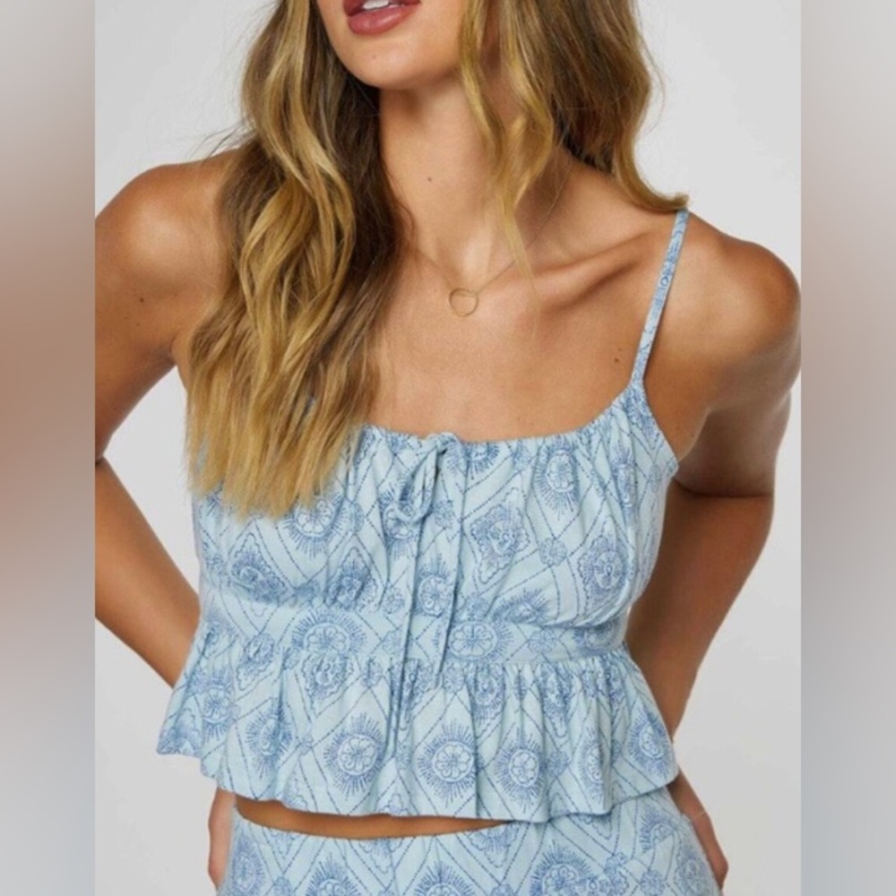 NEW O'Neill Sky Blue Tiffany Knit Tank Top